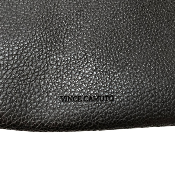 VINCE CAMUTO Luck Vegan Pebbled Leather Tote Bag w/Colorblock Stripe - Picture 8 of 13